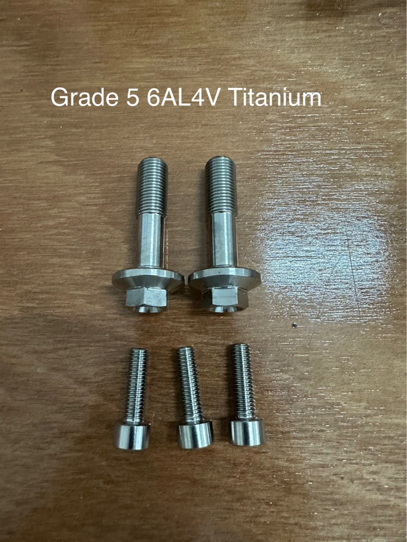 Titanium engine bolts Ducati Panigale V4, Motorcycles, Motorcycle Accessories on Carousell