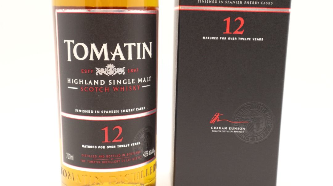 Tomatin 12 Highland Single Malt Scotch Whisky Spanish Sherry Casks