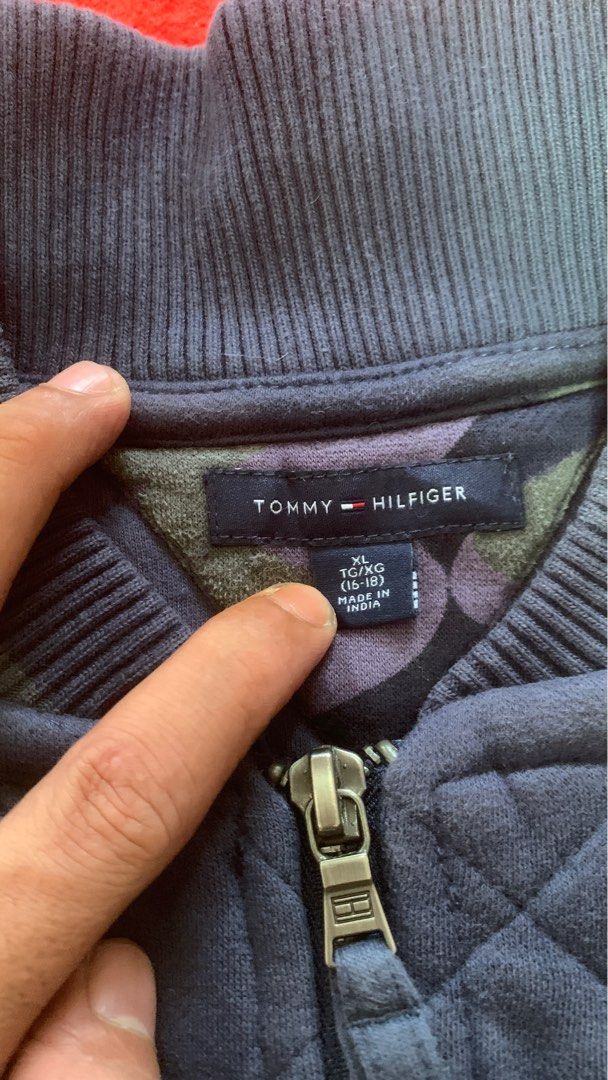 Tommy hilfiger on sale zipper sweatshirt
