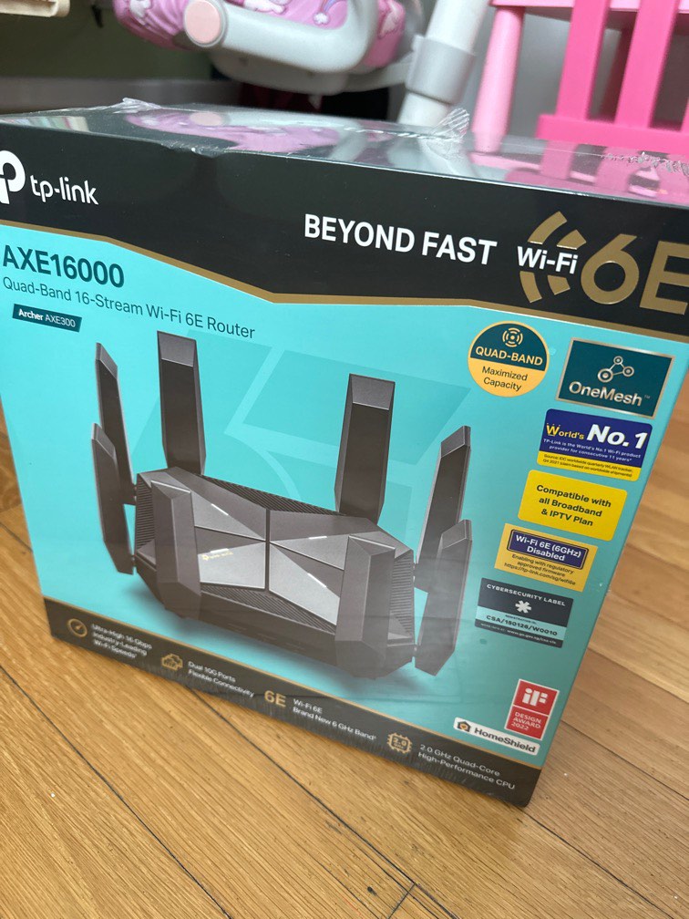 Best router in the market 10G wifi6E TPLink best router AXE16000