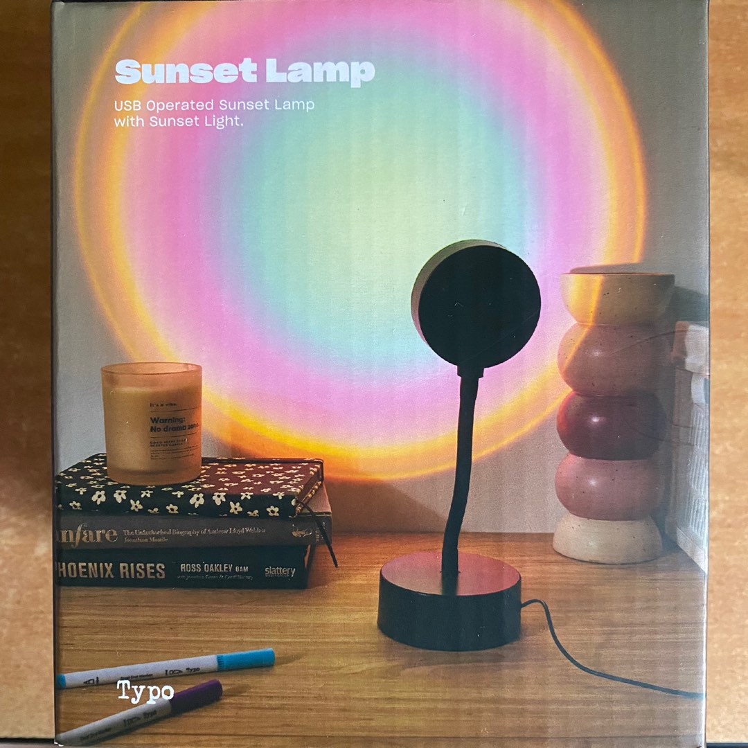 Typo Sunset Lamp, Furniture & Home Living, Lighting & Fans, Lighting on