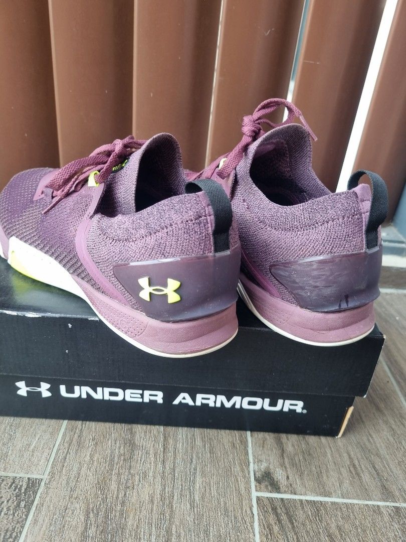 Purple under best sale armour womens shoes
