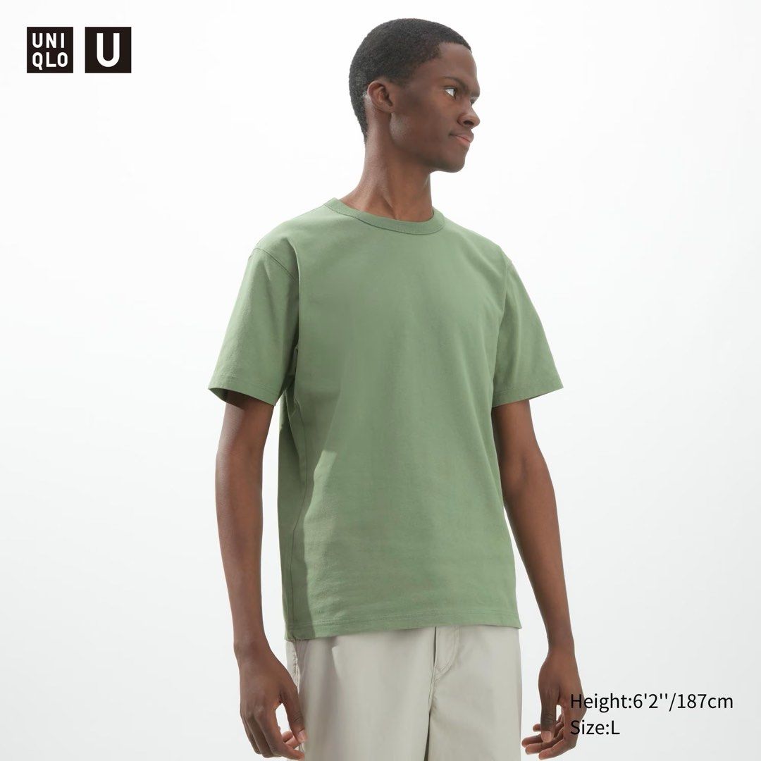 Uniqlo Crew Neck Short Sleeve T Shirt Men s Fashion Tops Sets