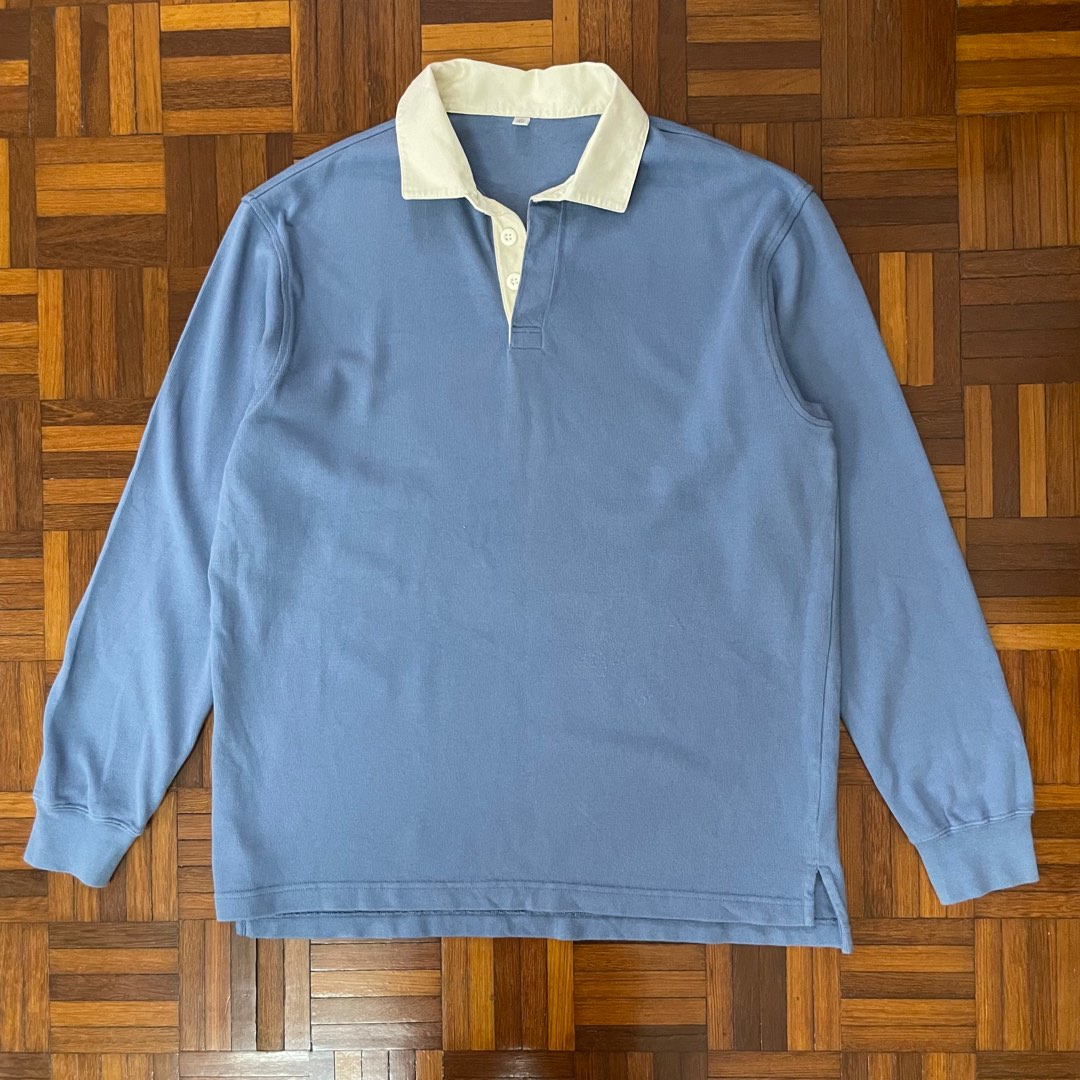 Uniqlo Rugby Shirt, Men's Fashion, Tops & Sets, Tshirts & Polo Shirts