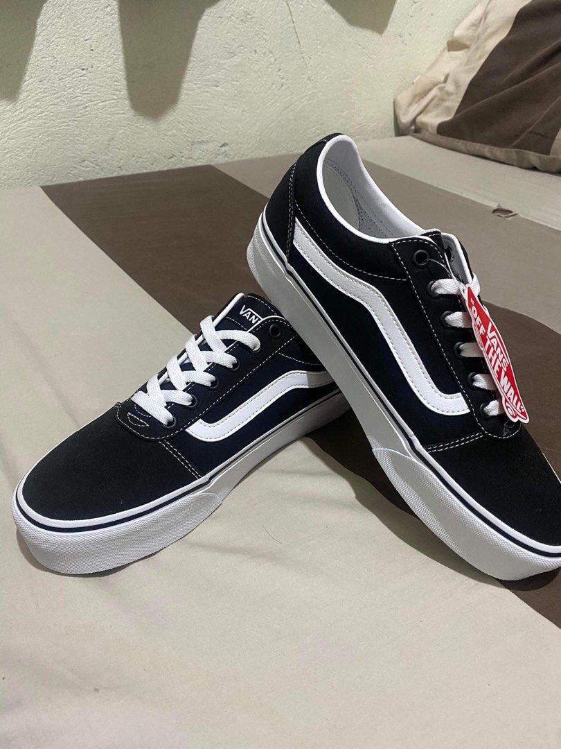 Vans canvas old sales skool black