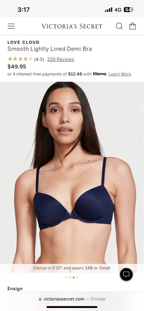 Buy Victoria's Secret Smooth Lightly Lined Non Wired Full Cup Bra