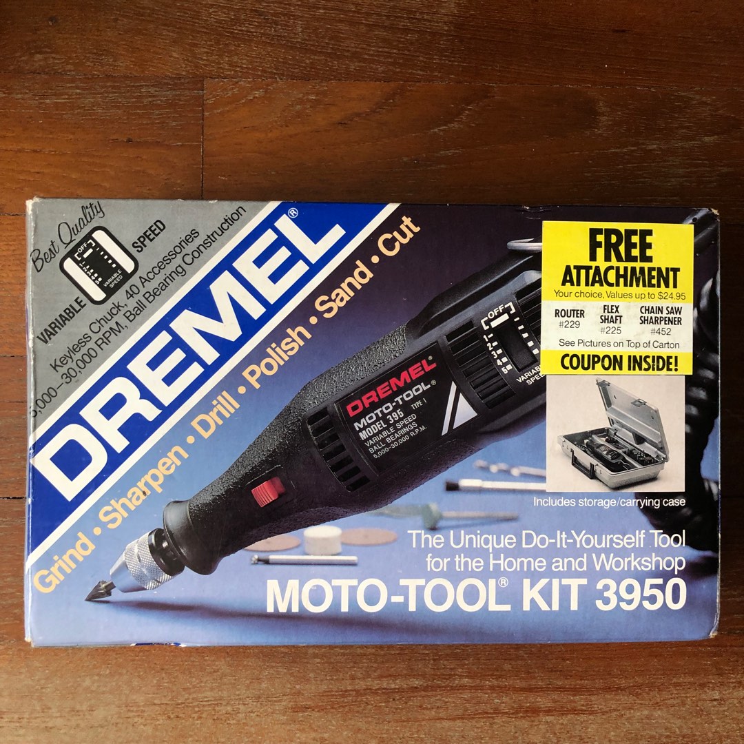 dads old Dremel Moto-Tool Model 395 : r/Vintagetools