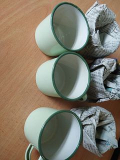 Vintage old school small unbreakable cups