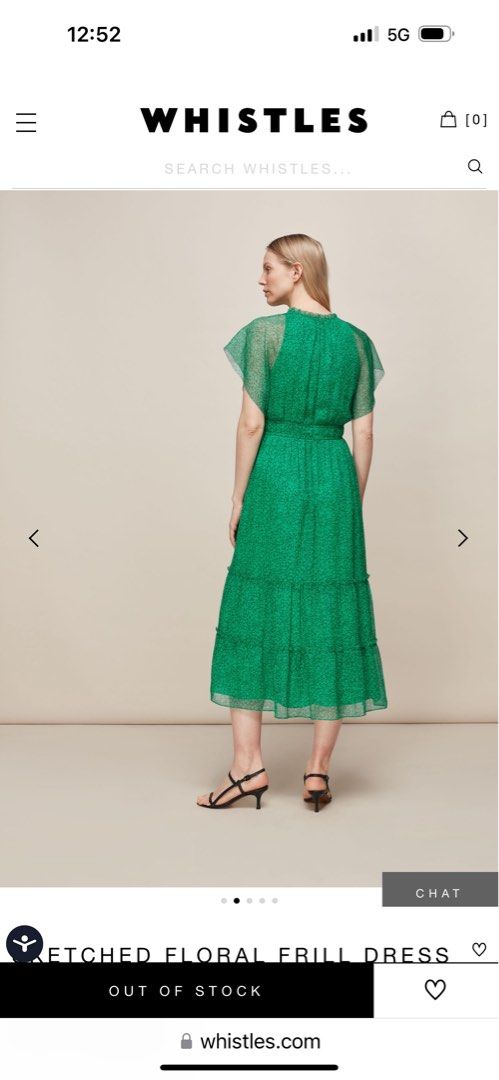 Frill dress clearance