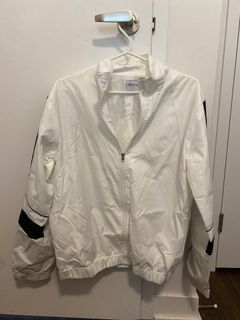 White Windbreaker