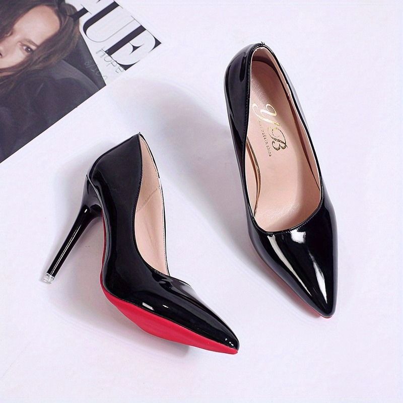 Black business sale heels