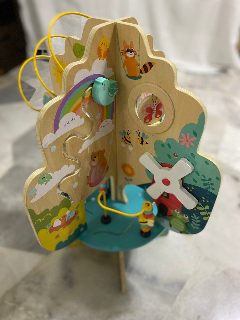 Wooden activity tree hot sale