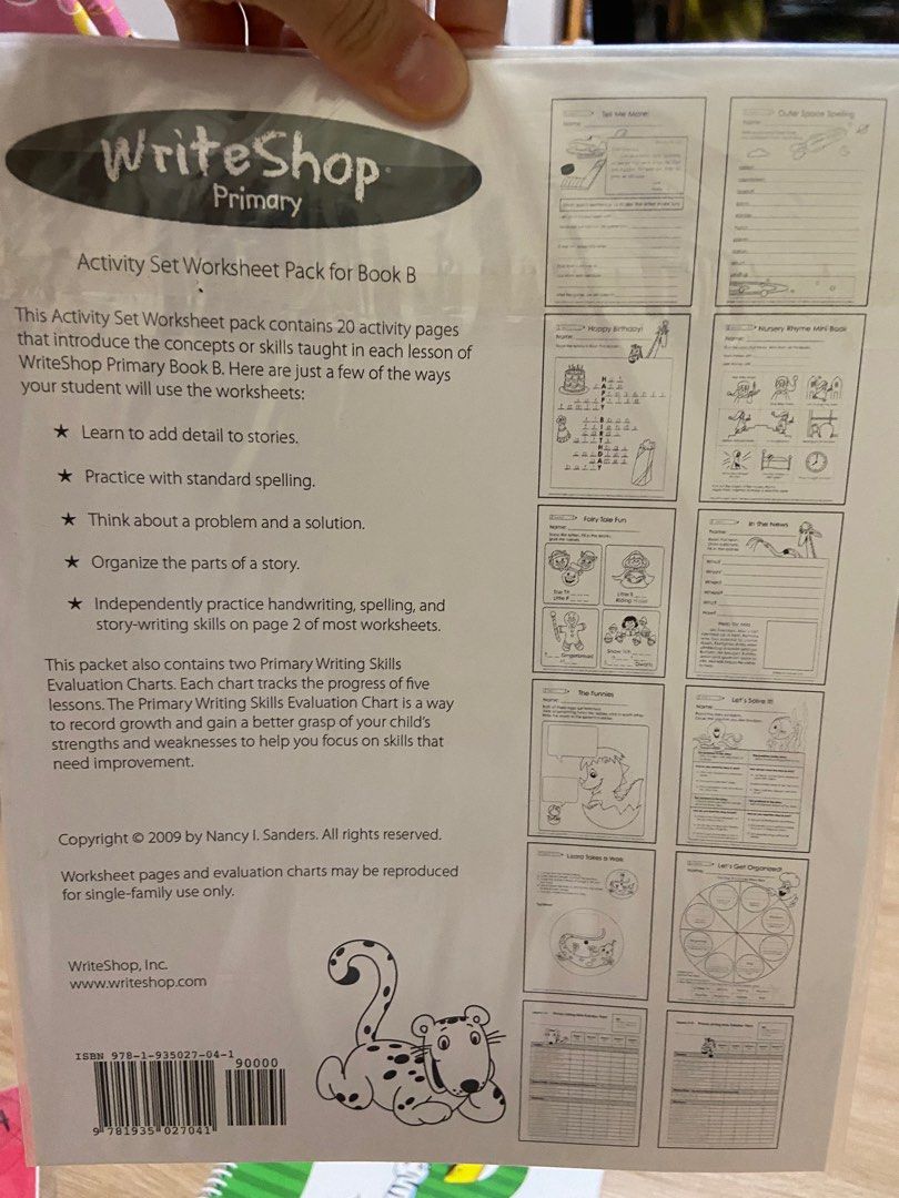 Writeshop primary writing curriculum guide and activities, Hobbies ...