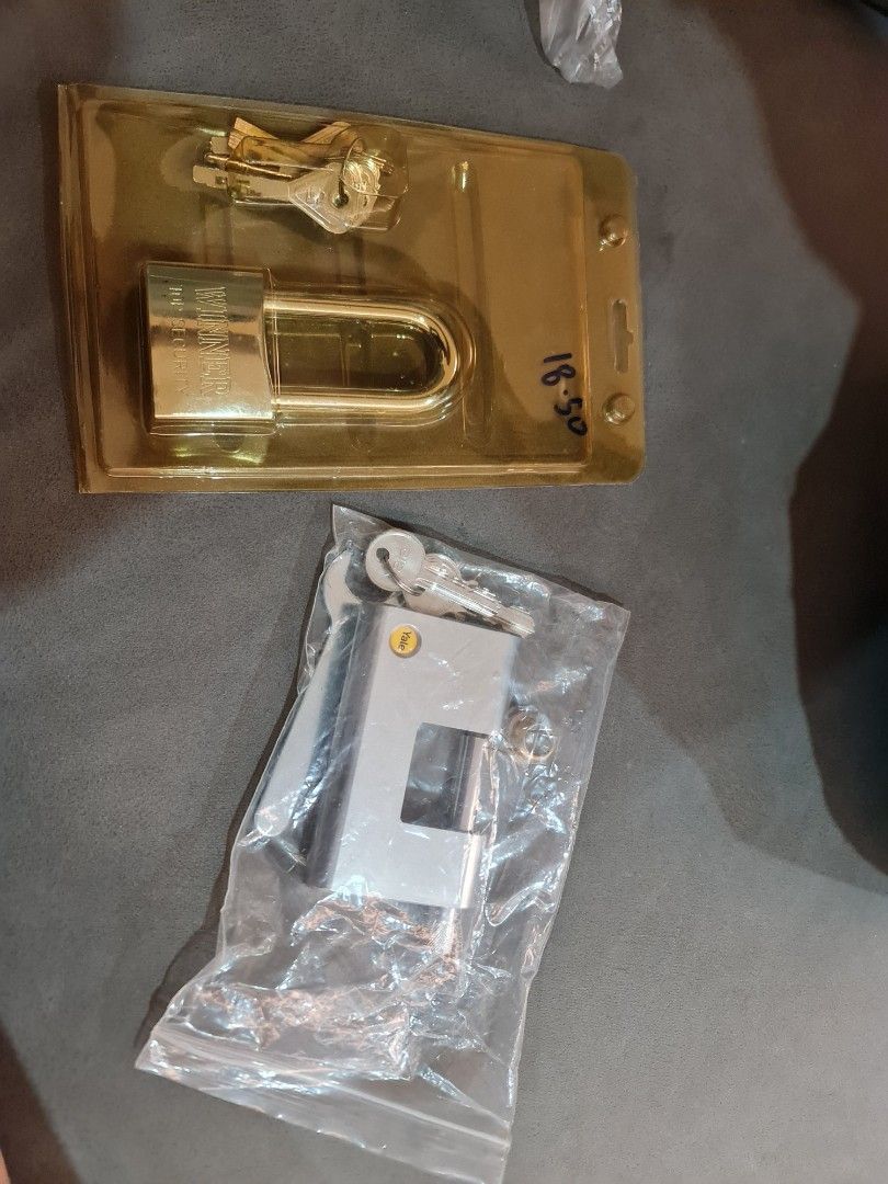 YALE GATE LOCK!!, Furniture & Home Living, Security & Locks, Locks