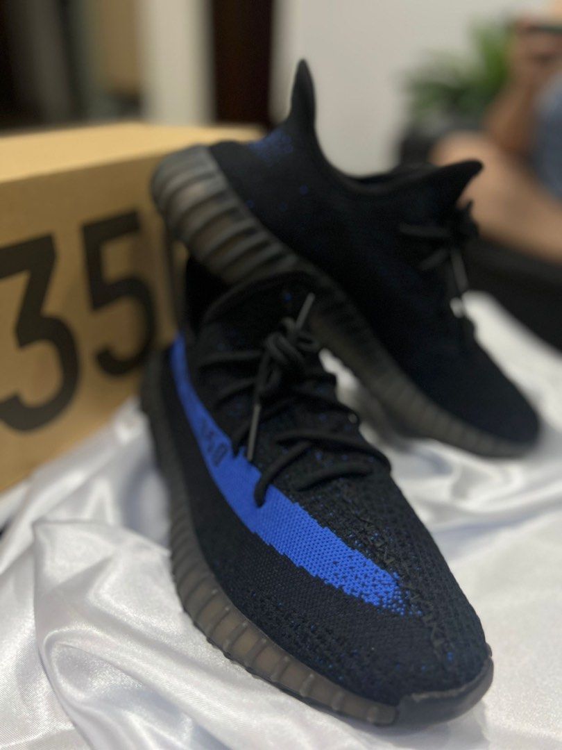All blue clearance yeezy 35