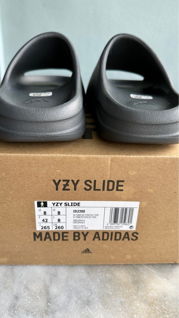 adidas YZY SLIDE SLTGRE！
