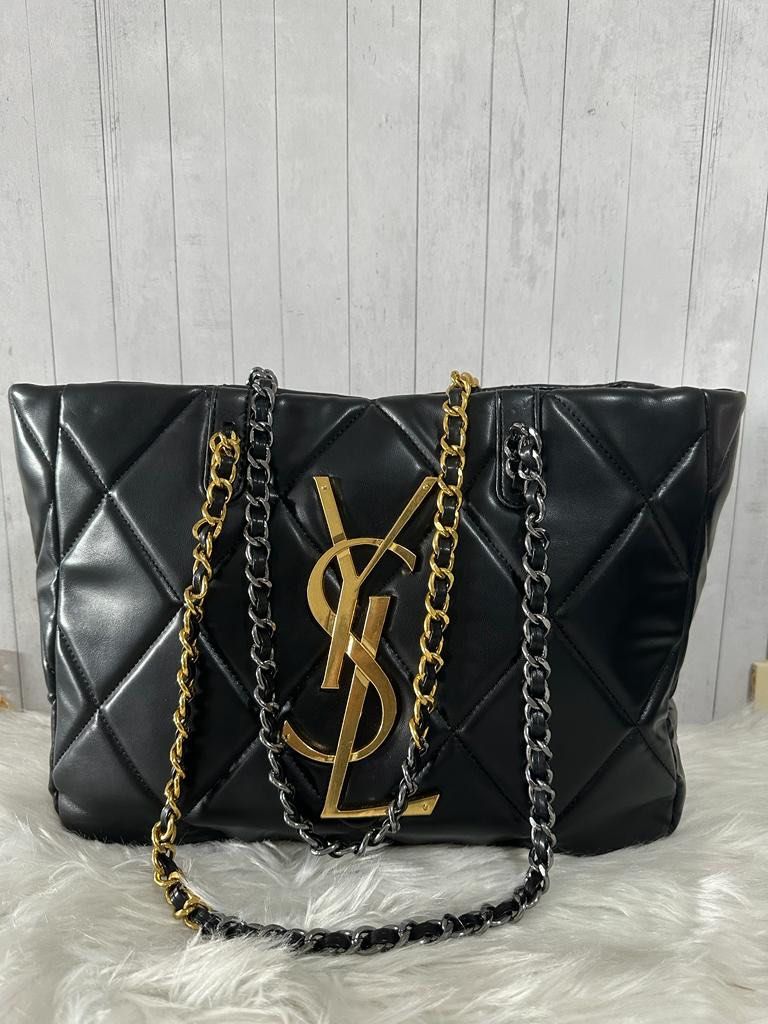 Ysl chain tote discount