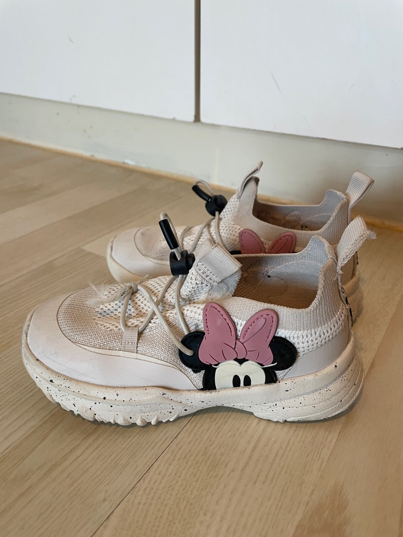Zara Kids Sneakers Shoes Minnie Mouse Size 26, 兒童＆孕婦用品 