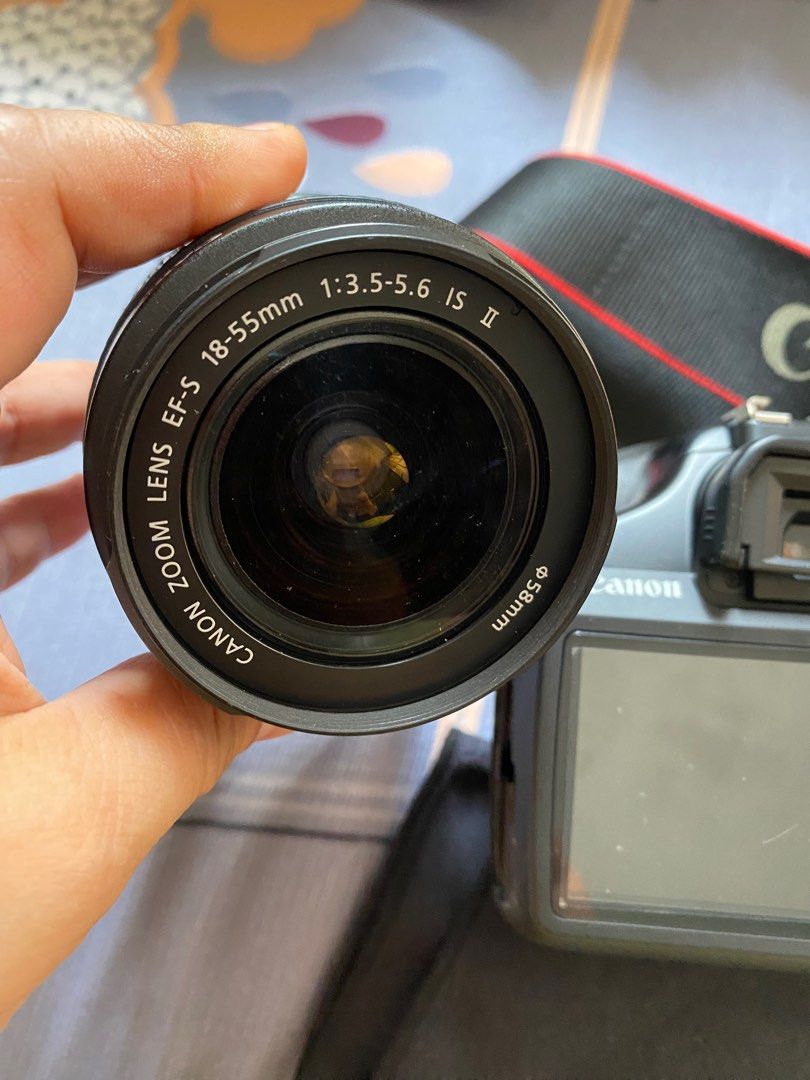 18-55mm Canon Lens (Category: Cameras) located in Makati City. Submitted by milyamyles (Listing ID 1251333879, Image 1). Description: 18-55mm Canon Lens Like new. No issue. still working fine. Well keep and hindi na po nagagamit kc sira LCD ng DSLR ko. if you want to whole camera (1100D DSLR) just 10k. LCD lang ang sira. can be replace pa as per canon tech service center. worth 1500 LCD. .
