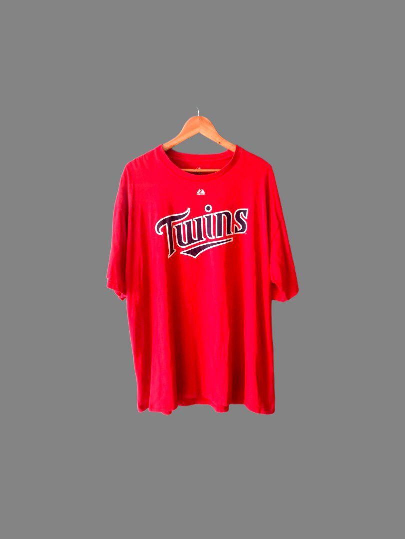 Genuine Merchandise, Shirts, Mlb Genuine Merchandise Minnesota Twins Joe  Mauer Light Blue Baseball Jersey 7
