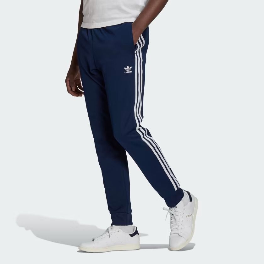 ADICOLOR CLASSICS PRIMEBLUE SST TRACK PANTS Night Indigo / White, Men's  Fashion, Bottoms, Joggers on Carousell