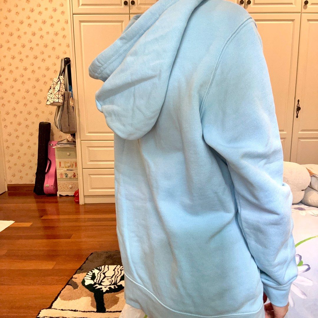 Adidas baby blue hoodie on sale
