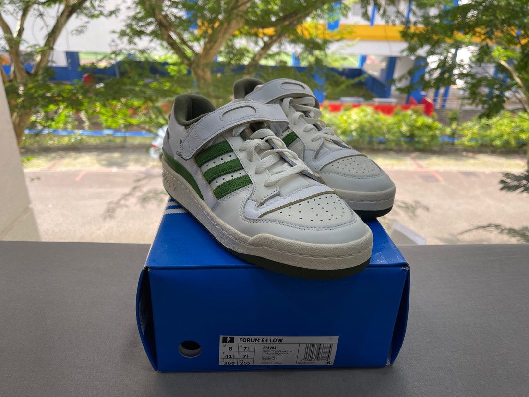 adidas forum 84 low crew green