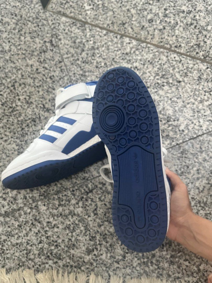 White and royal blue adidas online