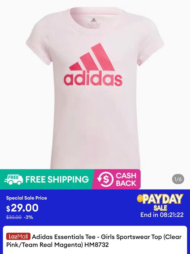 Girls deals adidas tops