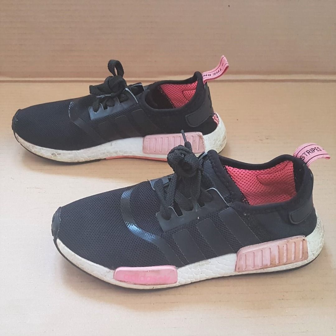 Adidas nmd original runner shop core black peach pink