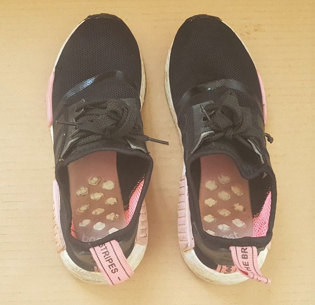 Nmd black and top peach
