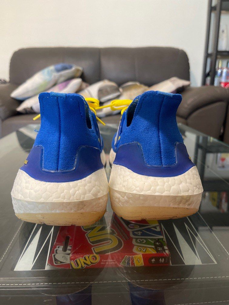 Adidas Shoes ultra boost 21 blue yellow