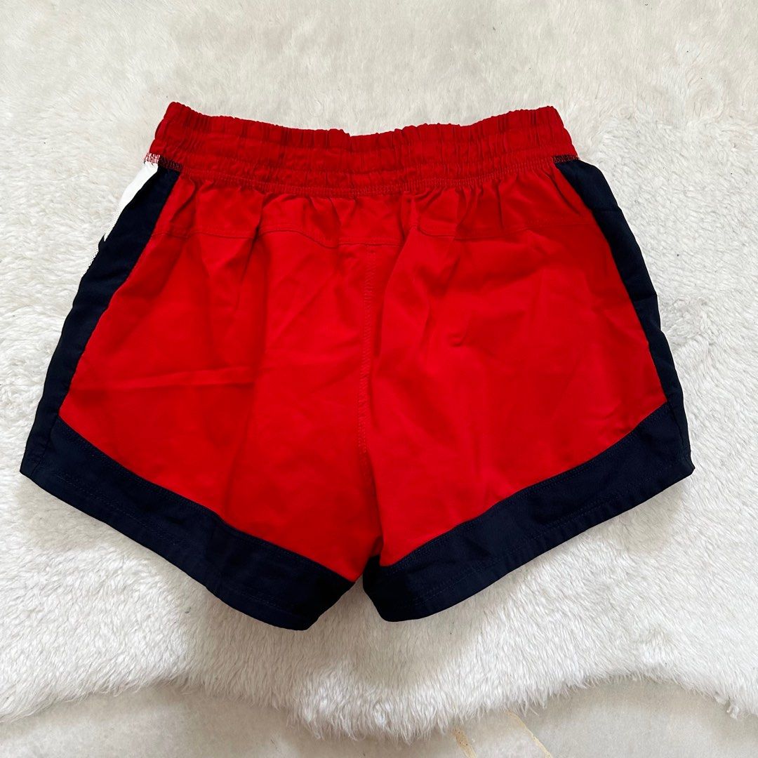Red women's running shorts cheap