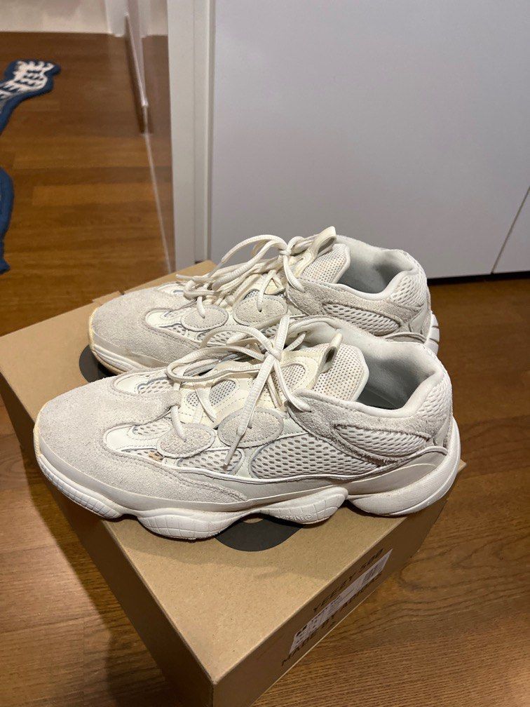 Adidas yeezy 500 bone white on feet new arrivals