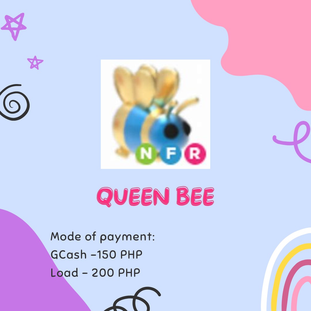 ADOPT ME NFR QUEEN BEE (NEON FLY RIDE) on Carousell