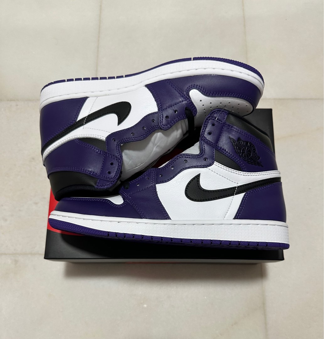 Air Jordan 1 High Court Purple Men s Fashion Footwear Sneakers