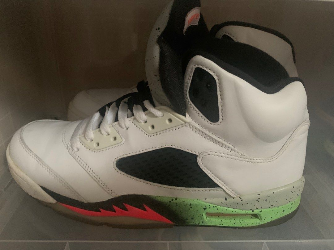 Jordan 5 sales retro poison green