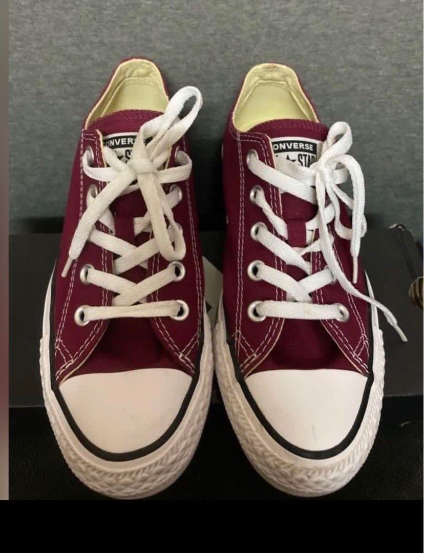 Converse all cheap star ox maroon