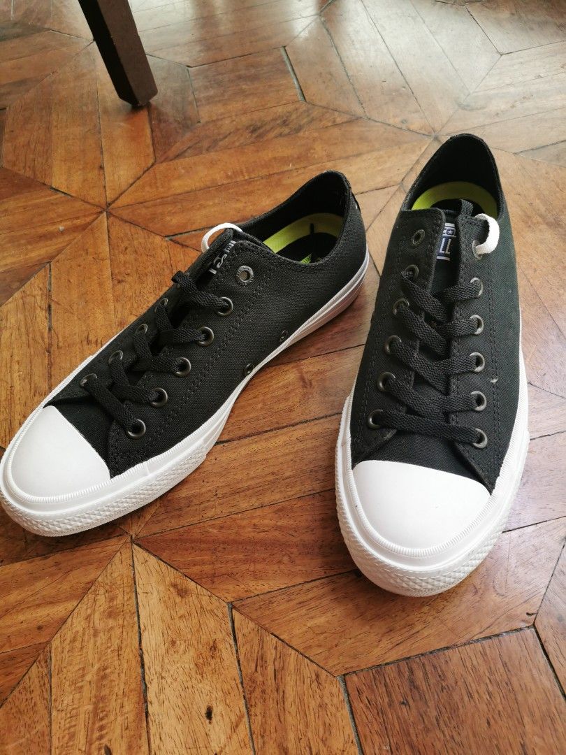 Authentic Converse Chuck Taylor Black Sneakers Rubber Shoes