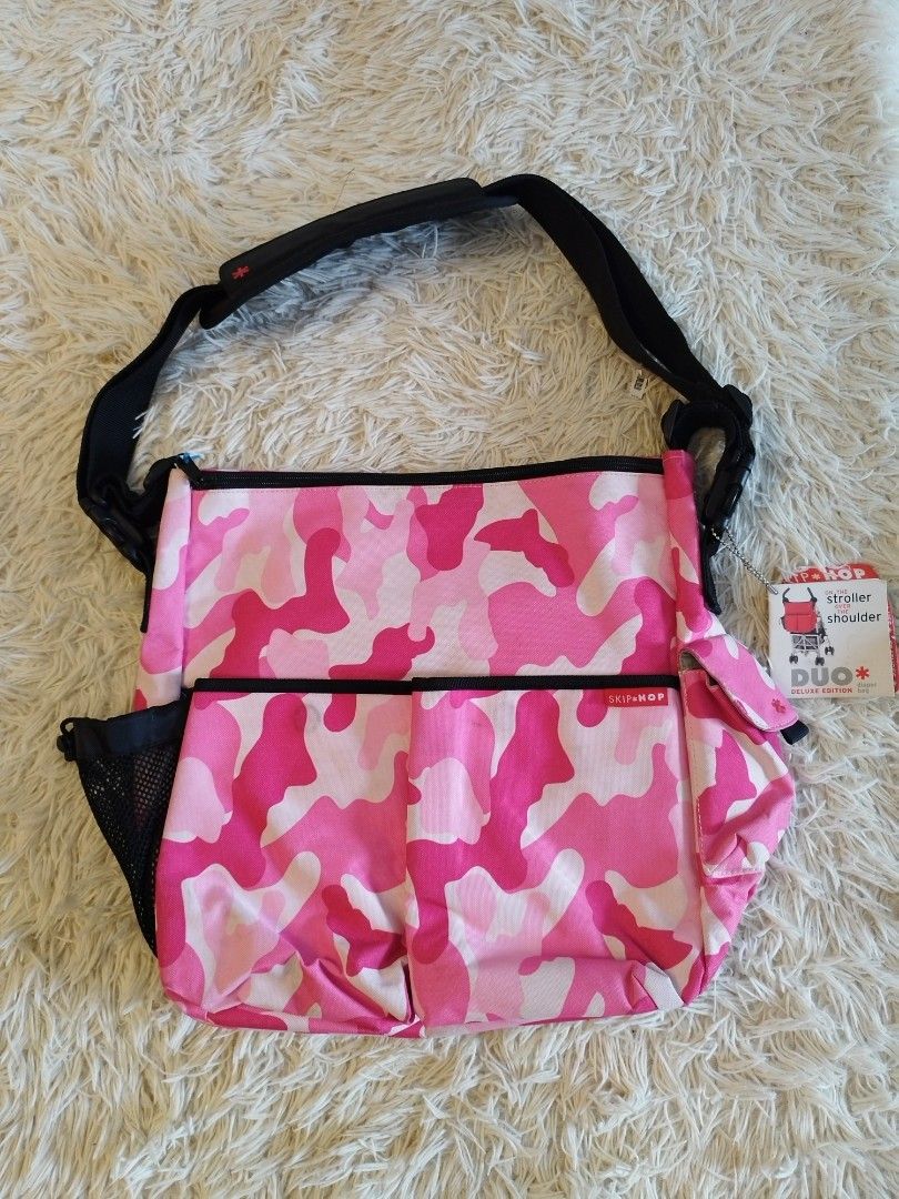 Pink camo diaper bag 2025
