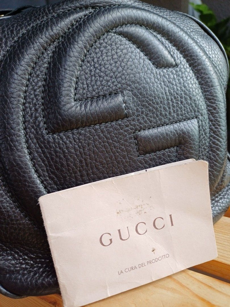 Gucci soho bag best sale real vs fake