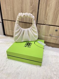 Gabbi Ruched Hobo Handbag - Neon Green Online Shopping - JW Pei