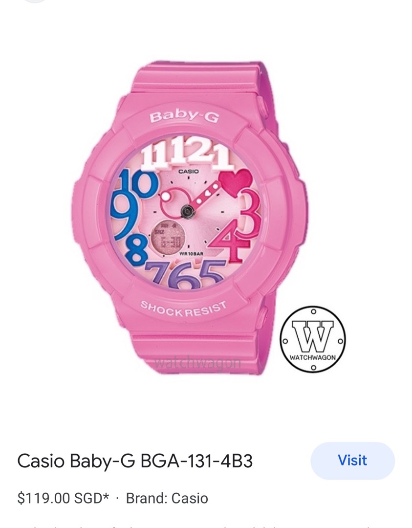 Authentic Pink Swatch Watch