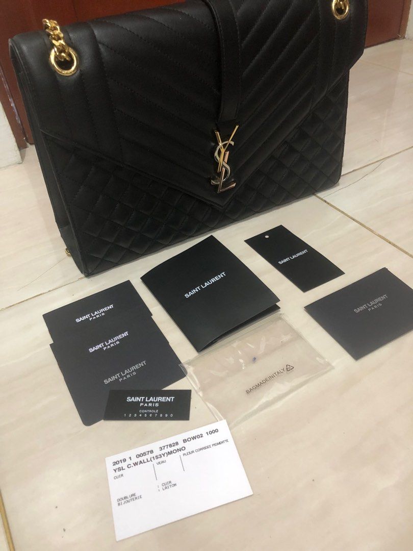 Selling super Low! Authentic YSL envelope bag large (WITH FREE
