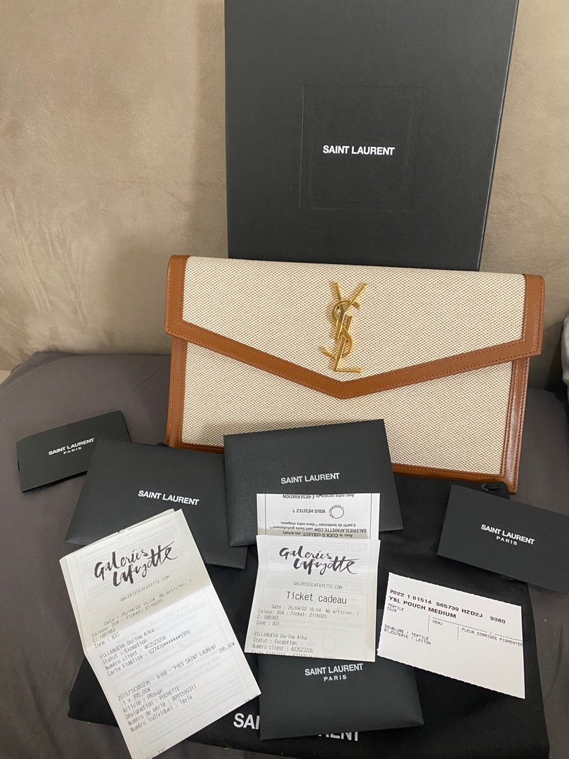 My Saint Laurent Uptown Leather Clutch Review - Sassy In The City