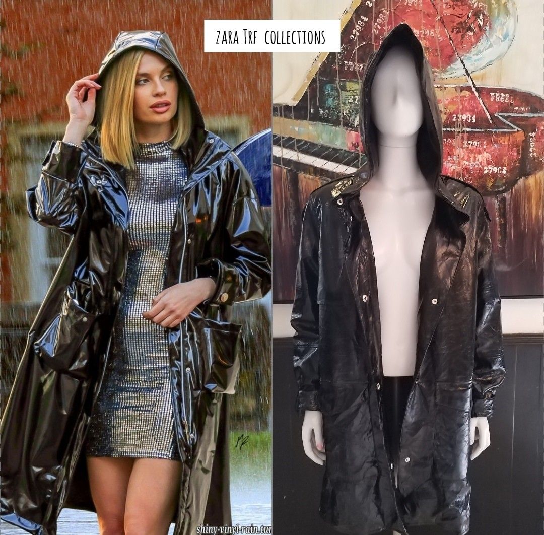 Authentic Zara Trf Collection Pull up the hood of this shiny