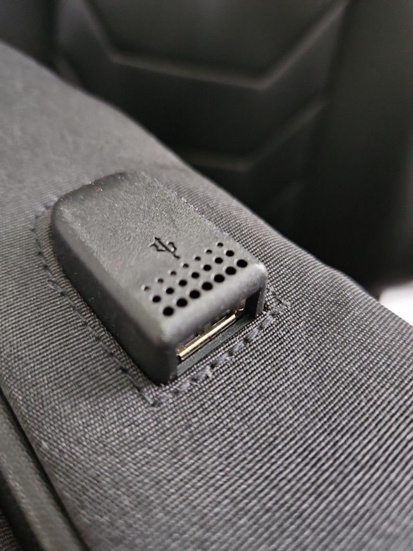 Backpack (Category: Backpacks) located in Singapore. Submitted by Anonymous (Listing ID 1251346806, Image 7). Description: Very good quality. Comes with a lot of compartments. Can be used as backpack or sling bag. Comes with USB connector..