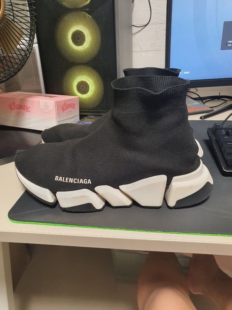 sparkly balenciaga sock shoes