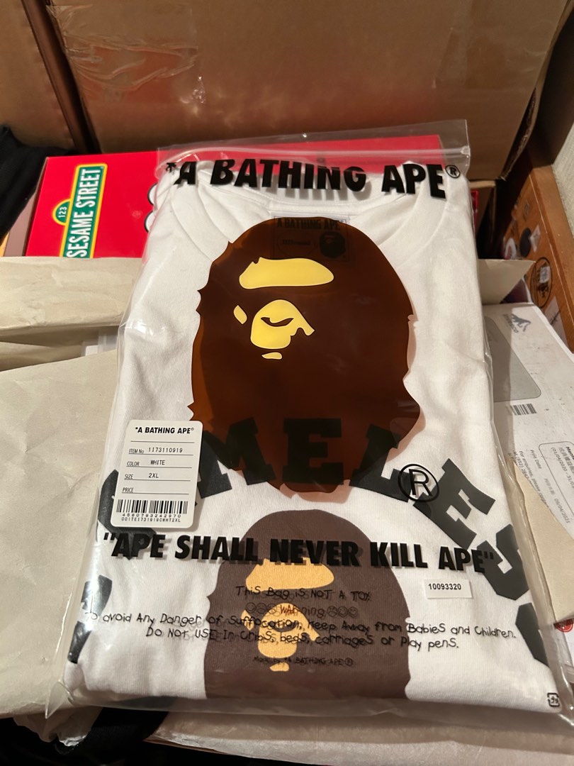 BAPE X JJJJOUND COLLEGE TEE ジョウンド エイプ-