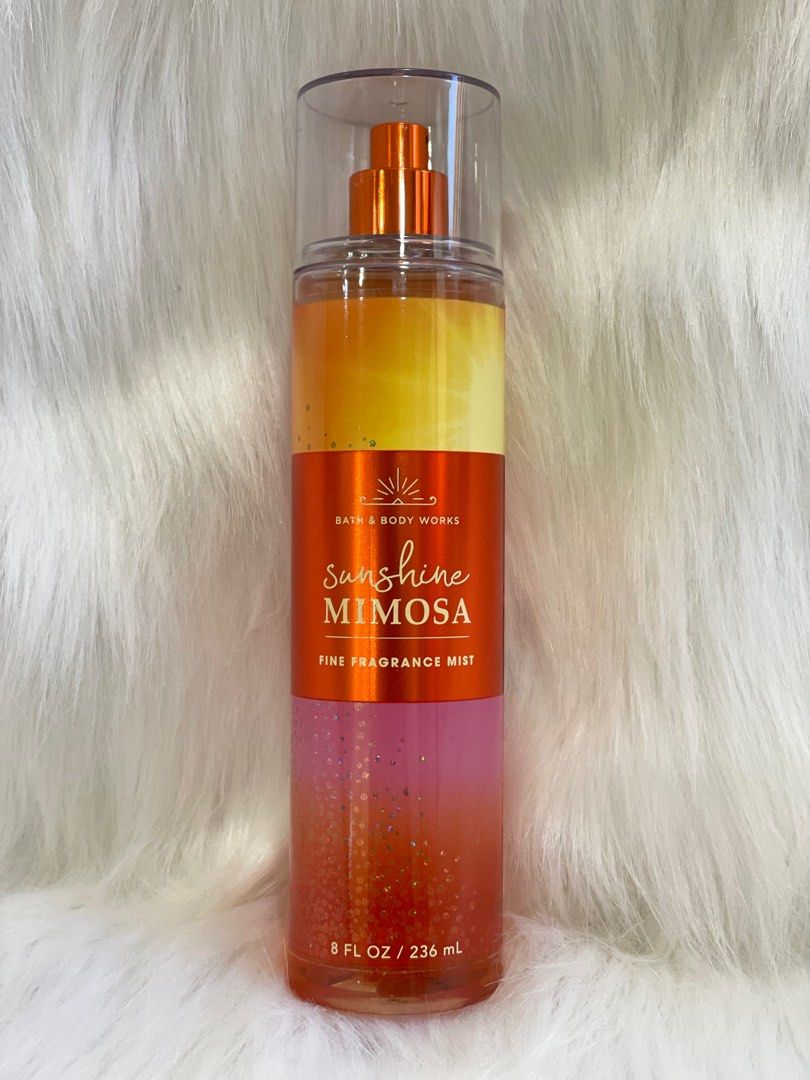 Bath & Body Works Sunshine Mimosa Set of 2 Fine Fragrance Mist 8 fl. oz. 